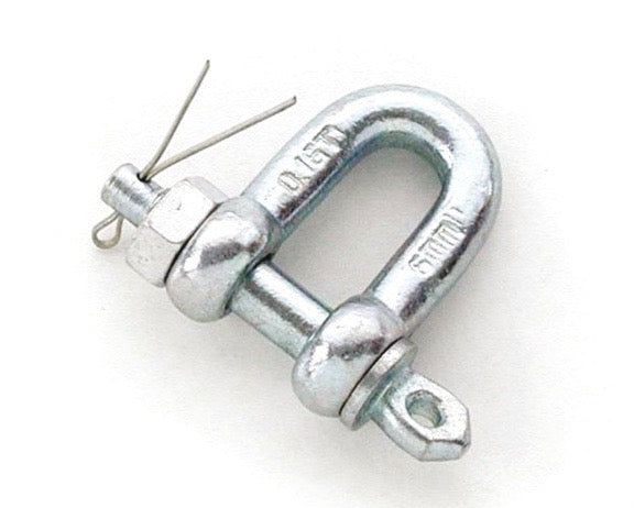 D-Schäkel DIN 82101-C gerade Form mit Splint