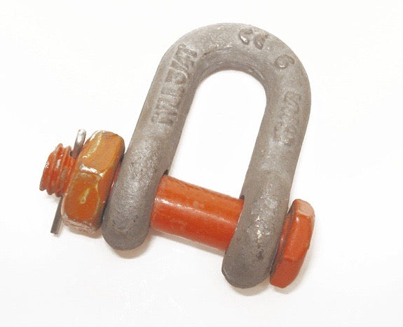 D-Schäkel zertifiziert mit Splint HC1 DIN EN 13889-2003