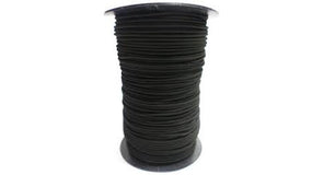 Elastische Kordel auf Rolle 2 mm schwarz