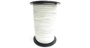 Elastische Kordel auf Rolle 2,5 mm weiß