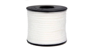 Elastische Kordel auf Rolle 3,8 mm weiß