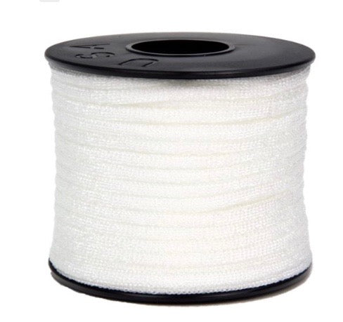 Elastische Kordel auf Rolle 3,8 mm weiß