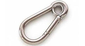 Karabiner aus Edelstahl mit Ring