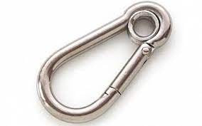 Karabiner aus Edelstahl mit Ring