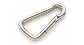 Karabiner aus Edelstahl in Birnenform