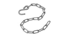 Edelstahlkette mit S-Haken, Länge 10 cm bis 100 cm