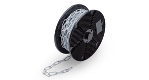 Dekokette lang 2,8 mm Stahl weiß lackiert (pro Meter)