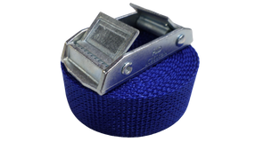 Blauer 25 mm Spanngurt mit losem Doppelklemmverschluss