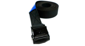 Zurrgurte 25 mm schwarz mit schwarzem Klemmverschluss