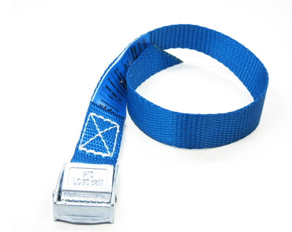 Zurrgurte blau 20 mm mit Klemmverschluss