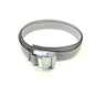 Spanbanden grijs 18 mm met klemsluiting
