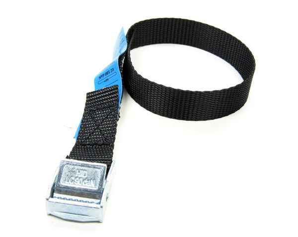 Schwarze 20 mm Spanngurte mit Klemmverschluss