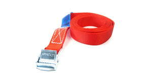 Spanngurte 25 mm rot mit Klemmverschluss