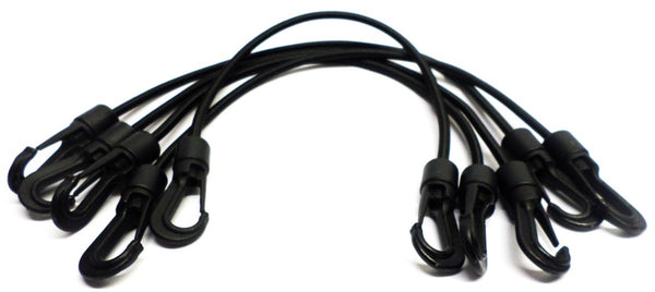 Spanngummis schwarz 900-1700mm mit 2 Haken