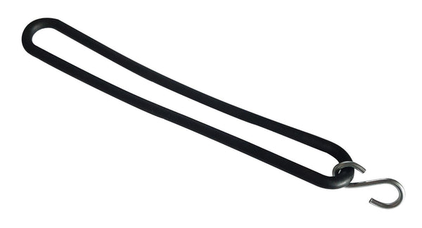 Schwarze Spanngummis mit S-Haken