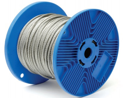 Stahldraht 7x7 Edelstahl AISI 316 kunststoffbeschichtet 3/4 mm