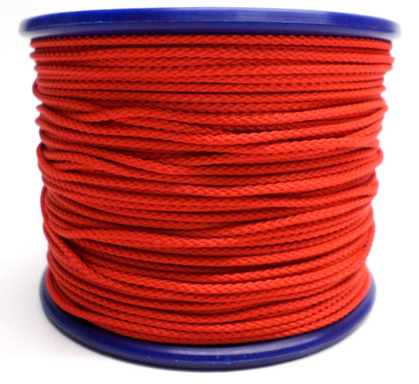 Gevlochten koord rood