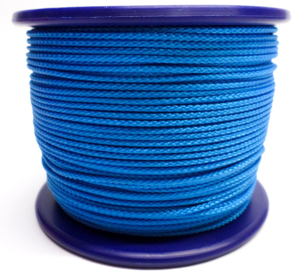 Gevlochten koord turquoise