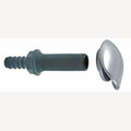 Wateruitlaat met roestvrijstalen dop,  A4/Nylon 96,5mm, voor slang 19mm, 1 Stuk