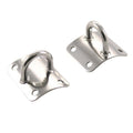 Gebogene Mastplatte, A2-Halterung 6x20 mm vertikal, 10 Stück