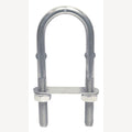 U-beugel met tegenplaat,  A2 M8x100mm, 10 Stuk