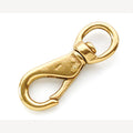 Karabinerhaken aus Messing 82 mm