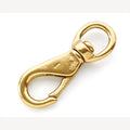 Karabinerhaken aus Messing 82 mm