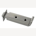 Schuifgrendel met vergrendelingsmechanisme, zwaar type,  A4/kunststof 123x32mm 2-delig voor montage, 1 Stuk