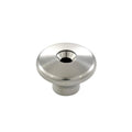 Knop voor kastdeur/lade,  A4 21x14mm, boring 4,5mm, geslepen, 10 Stuk