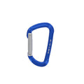 Aluminium-Karabiner, 12 x 112 mm, blau, 5 Stück