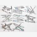 Assortimentsdoos Monel blindklinknagels II,  Monel 4,8-6,4 mm 45-delig, 1 Stuk