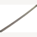 Roestvrijstalen staaldraadkabel middelzacht 7x7 sZ,  A4 4 mm (100 m), 100 Stuk