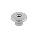Knop voor kastdeur/lade,  A4 21x14mm, boring 4,5mm, gepolijst, 10 Stuk