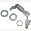 Slot met draaigrendel,  A2/messing 33x42mm, 5 Stuk