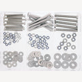 Assortimentsdoos metrische cilinderkopschroeven met sleuf,  A4 DIN 84 M4-M6 125 stuks, 1 Stuk