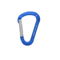 Aluminium-Karabiner, 12 x 117 mm, blau, 5 Stück