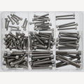 Assortimentsdoos metrische cilinderkopschroeven,  A4 ISO 4762 M4-M6 150 stuks, 1 Stuk