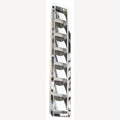 ventilatieplaat,  A4 327x76mm, 6 sleuven, 5 Stuk