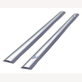 Plint, halfrond, massief,  A4 10x3,5mm gepolijst/geboord (3m), 3 Stuk