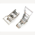Spannratsche aus Edelstahl mit 25 mm breitem Griff