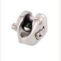 Kapbevestiging voor kogelkop, met D-ring, concaaf,  A4/Kunststof 49mm, Poort, 1 Stuk
