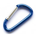 Aluminium-Schlüsselanhänger blau 80 mm 10 Stück