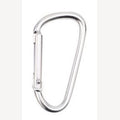 Aluminium Schlüsselanhänger Silber 46 mm oval 10 Stück