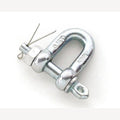 D-Schäkel DIN82101-C gerade Form mit Splint 6300