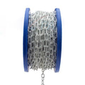 Dekorative vernickelte Kette weiß 2 mm 50 Meter auf der Rolle