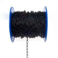 Dekorative schwarze Kette 1,1 mm 25 Meter auf der Rolle
