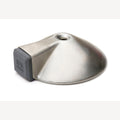 Türstopper Bodenmodell mit Seitenpuffer 85x26 mm Edelstahl
