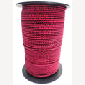 Elastische Kordel auf Rolle, 4 mm, Fuchsia/Marineblau