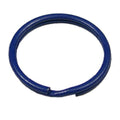 Farbiger Schlüsselanhänger blau 25 mm 25 Stück