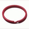 Farbiger Schlüsselanhänger rot 25 mm 50 Stück